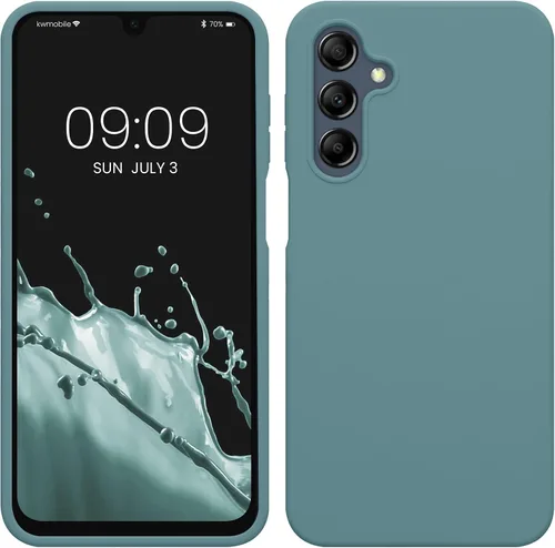 Miniatura 172 de kwmobile Funda Compatible con Samsung Galaxy A14 5G - Funda de teléfono de TPU y silicona con acabado suave - Verde Lima