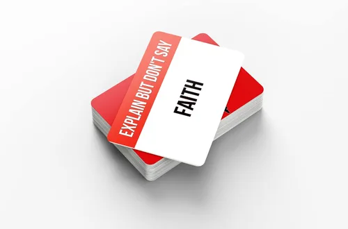 Miniatura 4 de Guerrero de la oración - Cartas de Charadas de la Biblia, juego de cartas de trivia bíblica cristiana y charadas para adultos, familias y grupos