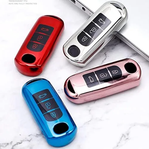 Miniatura 3 de TPU Car Remote Key Cover Case Holder Fob, for Mazda 2 3 5 6 CX-3 CX-4 CX-5 CX-7 CX-9 Atenza Axela CX8 Speed Miata MX5