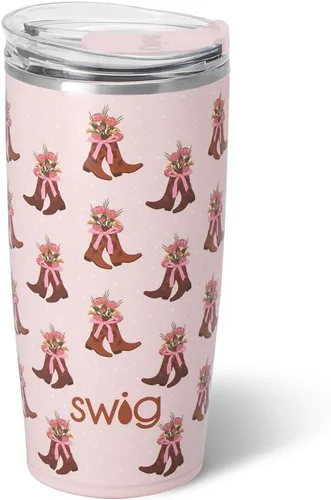 Miniatura 25 de Swig Life - Vaso aislante de 22 onzas, vaso de viaje para café con tapa, taza de café para viaje compatible con portavasos, de acero inoxidable