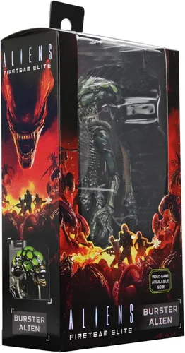 Miniatura 2 de NECA - Figura de acción Aliens Fireteam Elite Burster Alien de 7 pulgadas