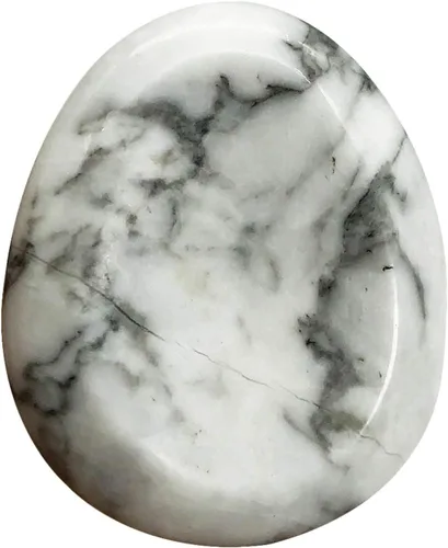 Miniatura 9 de Fekuar Piedra de cristal de jaspe kambaba natural, piedra de preocupación para el pulgar, tallada a mano, piedras de bolsillo de lágrima de cristal