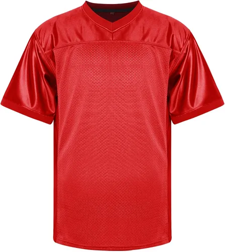 Miniatura 2 de MESOSPERO Camisetas de fútbol en blanco para hombre, de malla, poliéster, lisas, de fútbol, ropa deportiva, S-3XL, color negro, blanco, gris
