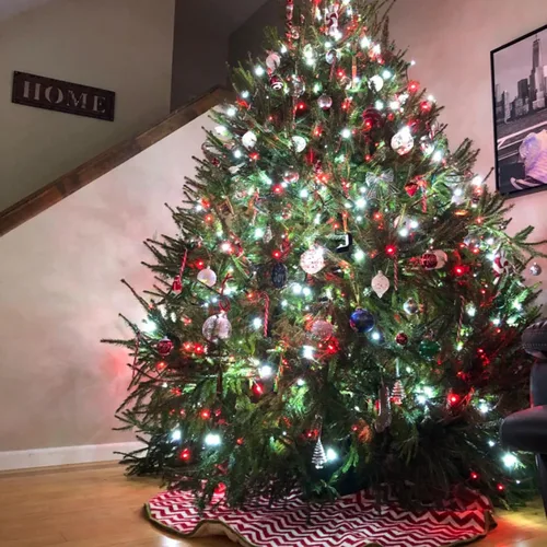 Miniatura 9 de OZS Guirnalda de luces de Navidad conectables rojas y blancas, paquete de 2 luces de Navidad de 164 pies en total de 400 LED para Rojo y blanco