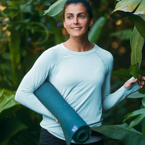 Miniatura 17 de Free Fly Camiseta de manga larga para mujer, protección solar UPF 50+, transpirable, ultrasuave, para mujer