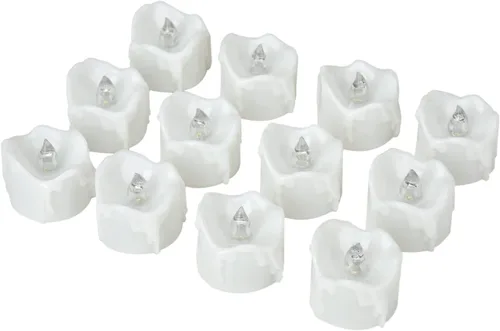 Miniatura 4 de eLander Velas LED de té sin llama con temporizador, 6 horas encendidas y 18 horas apagadas, 1.4 x 1.3 pulgadas, blanco cálido, [paquete de 12] Nuevo