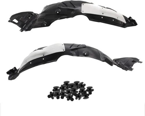 Parts N Go Juego de protectores de guardabarros con clips para Corolla 2017-2019 lado del conductor y del pasajero delantero izquierdo derecho