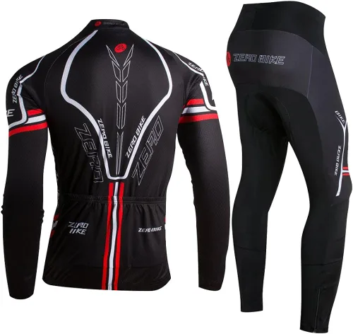 Miniatura 2 de Mens Soft Long Sleeve Breathable Bicycle Cycling Jersey Polyester Clothing Outdoor Sports Fall Autumn