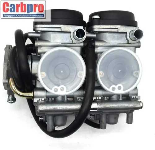 Miniatura 3 de Carburador YFM660 para Yamaha Raptor 660 660R YFM660 YFM660 660R Carb con filtro de aire espuma y válvula de combustible Petcock Raptor Reemplazar