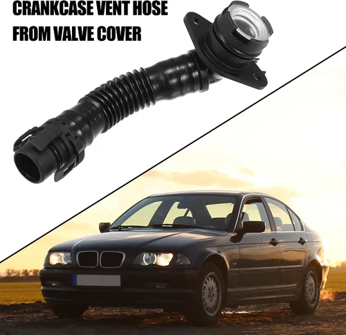 Miniatura 2 de X AUTOHAUX Manguera de ventilación del cárter del coche para BMW X3, X5, X6 (2011-2017), X1 (2013-2015), X4 (2015-2018)