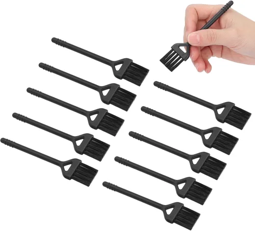 Miniatura 5 de 10 cepillos de limpieza de afeitadora eléctrica, mini cepillo de nailon de doble cara para afeitar, herramienta de limpieza para afeitar