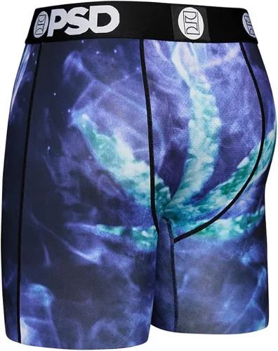 Miniatura 3 de PSD Mens Blue Pot Smoke Boxer Briefs
