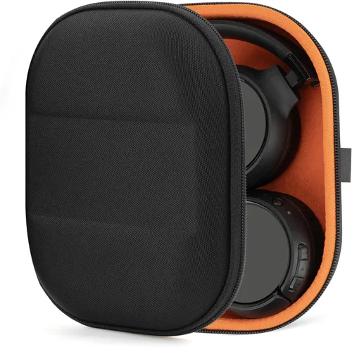 Geekria Shield - Funda para auriculares compatible con JBL Tune 660NC/510BT/500BT, Jr 310BT, bolsa de transporte de viaje de repuesto con Negro