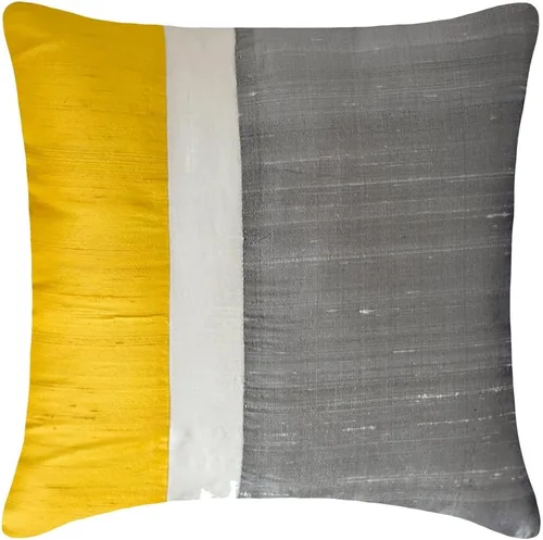 Miniatura 32 de Fabric Mart Direct Funda de cojín para sofá, fundas de cojín decorativas de color verde y gris, de 12 x 12 pulgadas, almohadas de retazos de bloques