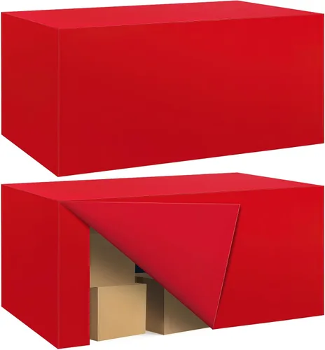 Miniatura 62 de Paquete de 2 manteles ajustados para mesa rectangular de 4 pies, 48 x 24 pulgadas, cubiertas de mesa verde manzana, tela de poliéster resistente al