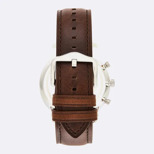 Miniatura 3 de Fossil Men's Neutra Stainless Steel and Leather Quartz Chronograph Watch