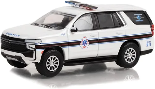 Greenlight 67040-F First Responders Series 1 - Chevy Tahoe 2021 - Blooming Grove Volunteer Ambulance Corps Paramedic - Washingtonville, Nueva York