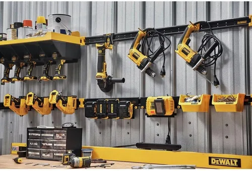 Miniatura 2 de Organizador de herramientas eléctricas Dewalt, juego de 10 piezas para garaje y taller, parte de la línea de almacenamiento Dewalt (DWST82825)