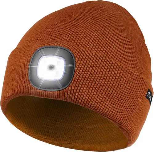 Miniatura 47 de Etsfmoa Gorro unisex con la luz, regalos para hombres, papá, padre, gorras recargables por USB