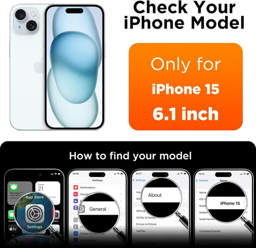 Miniatura 7 de Compatible con iPhone 15, funda de silicona líquida, funda protectora de cuerpo completo a prueba de golpes [forro de microfibra suave], funda Azul