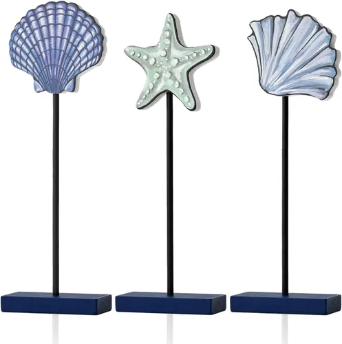 Miniatura 25 de Smile - 3 piezas de decoración de madera para interiores, estilo de abeja de girasol, centros de mesa de verano para el hogar, cocina, exhibición