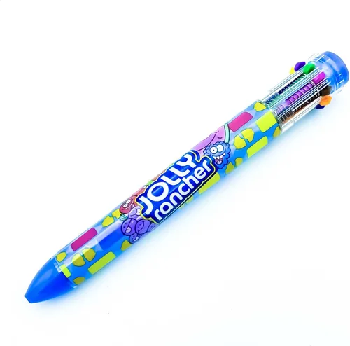 Miniatura 7 de Hershey Jolly Rancher - Bolígrafo perfumado de arcoíris, retráctil, multicolor, perfumado, 1 unidad, 10 aromas para niños de 3, 4, 5, 6, 7 años