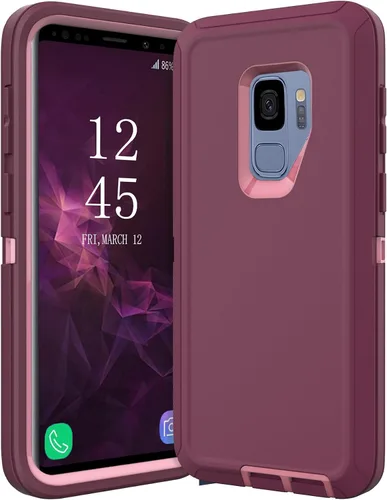 Miniatura 8 de Funda protectora resistente para Samsung Galaxy S9, a prueba de golpes, resistente a las caídas, Galaxy S9 Csae, 5.8 pulgadas (negro/gris)