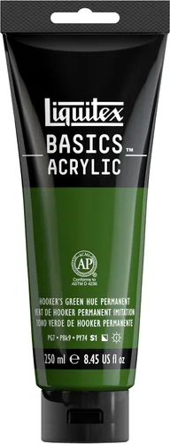 Miniatura 116 de Liquitex BASICS Pintura Acrílica, Botella de 400ml (13.5 oz), Blanco Titanio Titanio Blanco