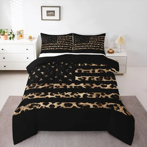 Miniatura 29 de Feelyou Juego de edredón de perezoso lindo juego de ropa de cama para niños y niñas, juego de edredón de mariposa de galaxia, hojas botánicas
