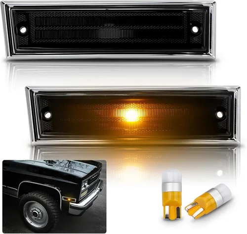 Miniatura 10 de Bestview Luces de posición laterales LED Compatibles con 1981-1991 Chevy C10 C20 C30 GMC C1500 C2500 Suburban Blazer Jimmy, lado del conductor