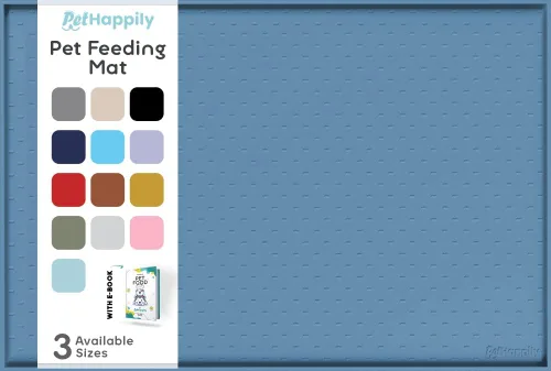Miniatura 27 de Tapete de Comida para Perros – Tapete para Perros con Bordes Elevados para Comida y Agua Previene Derrames, Tapetes Impermeables para Comida