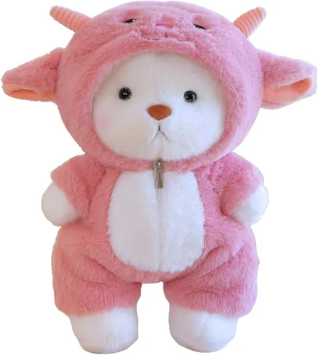Miniatura 9 de Ositos de peluche que se abrazan, Dos ositos de peluche que se abrazan, animales de peluche para parejas, novias, niñas, niños con velcro
