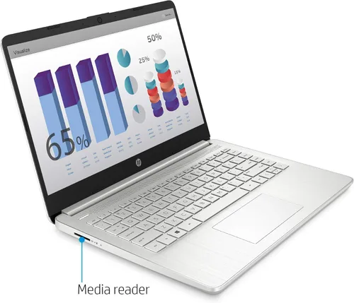 Miniatura 4 de HP Laptop HD de 14", Intel Core i5-1035G1, gráficos Intel UHD, 8 GB SDRAM, SSD de 256 GB, plata natural, Windows 10
