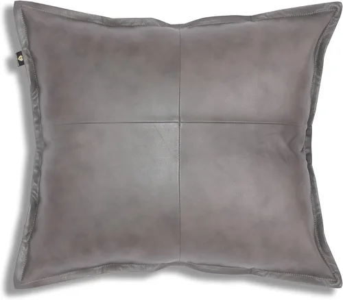 Miniatura 26 de LL LEATHER LOVERS Funda de almohada de piel de cordero - Funda de cojín para sofá, fundas decorativas para sala de estar y dormitorio, 20 x 20 Negro
