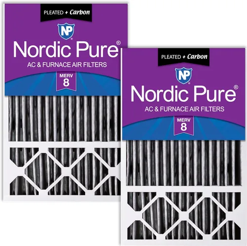 Miniatura 44 de Nordic Pure 16x25x5 (15_3/4 x 24_3/4 x 4_3/8) Filtros de aire de repuesto MERV 12 para Honeywell/Lennox, paquete de 2