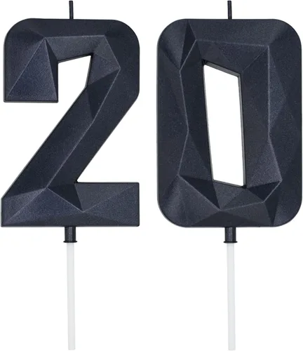 Miniatura 284 de DERVENTA Velas de cumpleaños con números grandes, 3D, color rosa, 3.7 pulgadas, decoración para tartas de fiesta, 1 pieza (número 3 rosa)