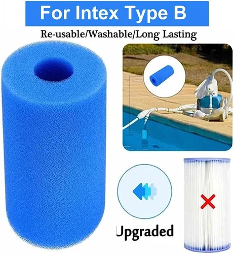 Miniatura 7 de Cartucho de esponja de filtro de piscina tipo A, cartucho de espuma de filtro de piscina tipo A o C Filtro de piscina, cartuchos de filtro