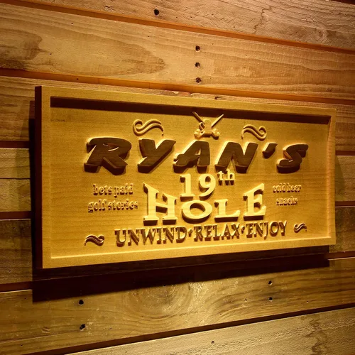 Miniatura 68 de ADVPRO wpa0031 - Letrero de madera personalizado con nombre de Lake House para decoración del hogar, boda, tamaño mediano, 18.25 x 7.25 pulgadas