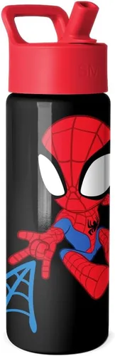 Miniatura 19 de Simple Modern - Botella de agua para niños Summit con tapa con pajilla Taza de acero inoxidable aislada de 14 onzas de Marvel Spider Man