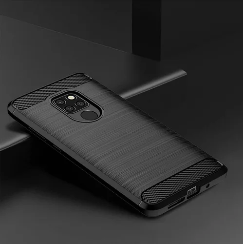 Miniatura 4 de Asuwish Funda de teléfono para Huawei Mate 20 con protector de pantalla de vidrio templado y accesorios para celda, TPU suave, cuerpo completo, Negro
