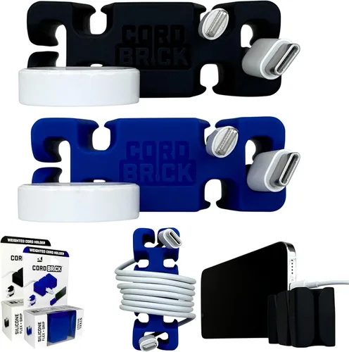 Miniatura 11 de CordBrick Rellenos para Calcetines para Adultos Gestión de Cables Soporte de Cable con Peso Envoltorio de Cable Soporte para Teléfono - Organizador