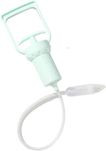 PandaEar Aspirador nasal para bebés, limpiador de nariz, removedor de moco manual con punta de silicona suave para bebés, reutilizable, fácil de usar