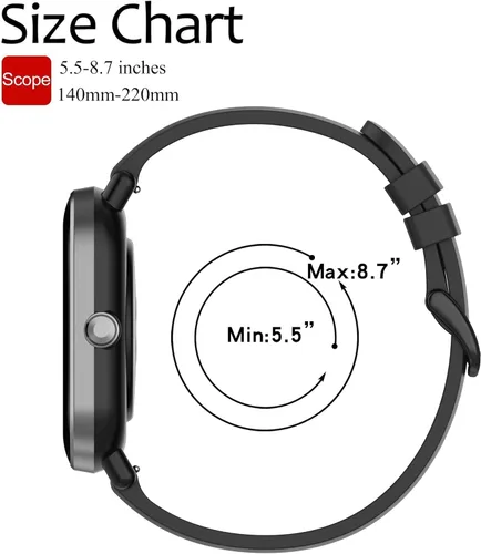 Miniatura 3 de QGHXO Banda para Amazfit Bip 3/Bip 3 Pro/Bip U Pro/Bip S lite/Bip/Bip Lite/Bip S/Bip U, banda de silicona suave de repuesto para Amazfit GTS 4/GTS 4