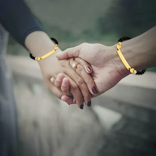 Miniatura 3 de Pulsera unisex hecha a mano con nombre cuentas de ónix negro mate pulsera trenzada personalizada para hombres mujeres mejores amigos regalo