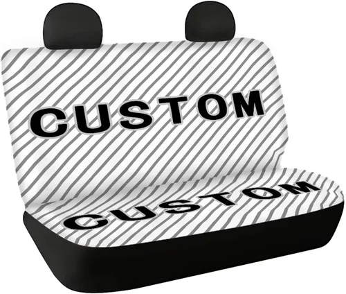 Miniatura 48 de AFPANQZ Funda protectora para asiento trasero de automóvil, con bandera patriótica estadounidense, solo para asiento trasero de automóvil, camión