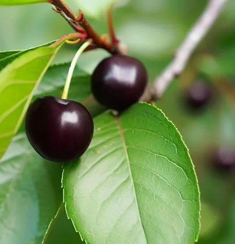América del Norte Semillas de cerezo negro, semillas de árbol Prunus serotina, cereza negra produce flores fragantes (150 semillas)