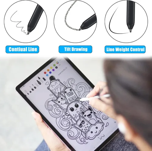 Miniatura 5 de Puntas finas de aleación de titanio de ajuste universal, no desgastadas, compatibles con BOOX Pen 2 Pro, iReader, IFLYTEK, Lamy AL-Star digital