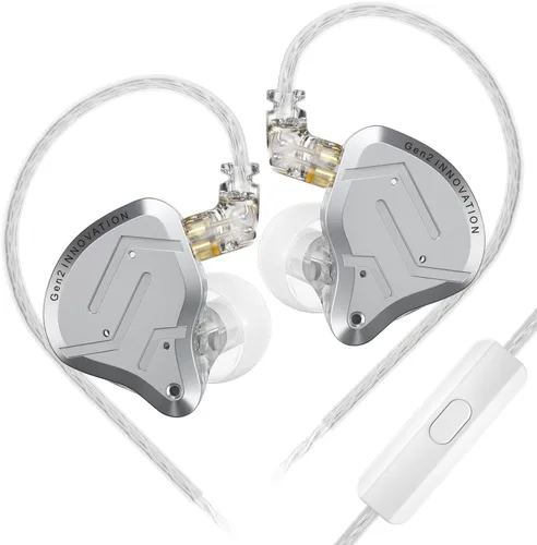 Miniatura 20 de KZ ZSN PRO X - Auriculares con cable, auriculares de monitorización intraurales con controlador doble, sonido claro y auriculares ergonómicos