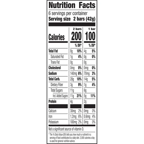 Miniatura 2 de Nature Valley Barras de granola crujiente, almendra tostada, 1.49 onzas, 6 unidades, 12 barras (paquete de 12)