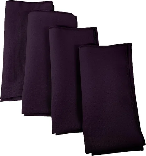 Miniatura 19 de LA Linen Paquete de 10 servilletas de popelina de poli, servilletas de tela suave, servilletas lavables y reutilizables, servilletas de mesa